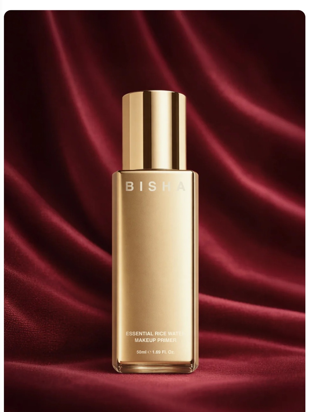 BISHA Essential Rice Water Makeup Primer - 50ml / 1.69 Fl. Oz, New in Box